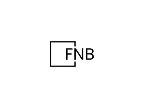 FNB letter initial logo design vector illustration Stock Illustration