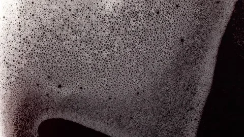Foam and bubbles of cola. Stock Footage 170621925