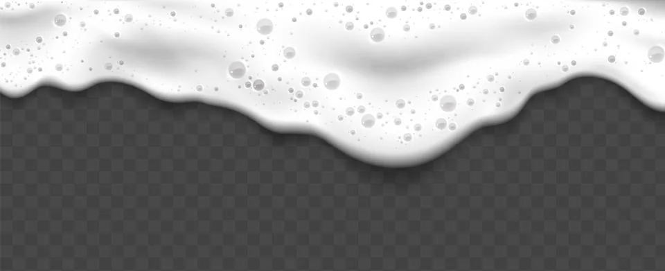 Foam background soap bubble vector Stock Illustration