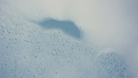 Foam in the bathroom close-up Stock Footage 102304603