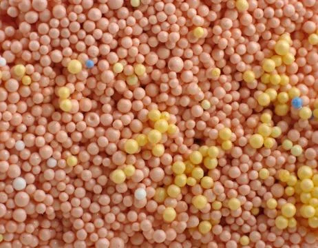 Foam bead texture Stock Photos