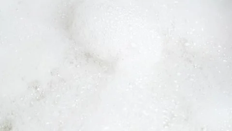 Foam bubble from soap or shampoo top view. Soap foam texture surface backgr.. Stock Footage 274551185