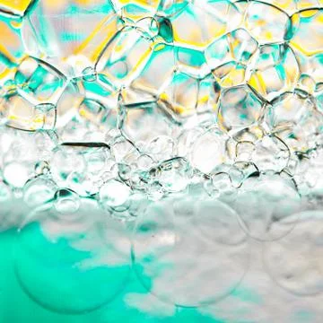 Foam bubbles abstract background Foto stock