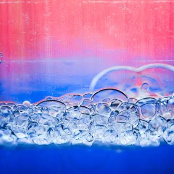 Foam bubbles abstract background Stock-Fotos