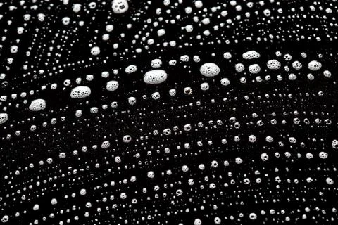 Foam bubbles abstract dark background Stock Photos