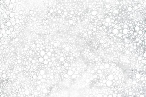 Foam bubbles abstract white background Stock Photos