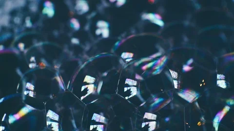 Foam bubbles closeup.abstract background. Stock Footage 87031899