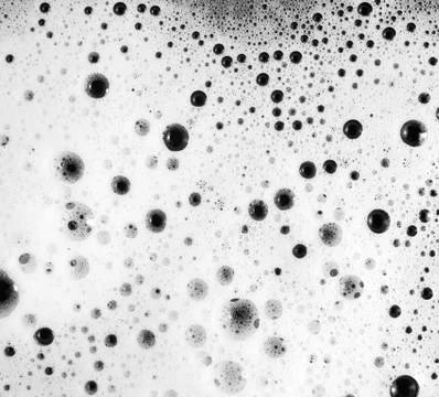 Foam with bubbles Stock Photos