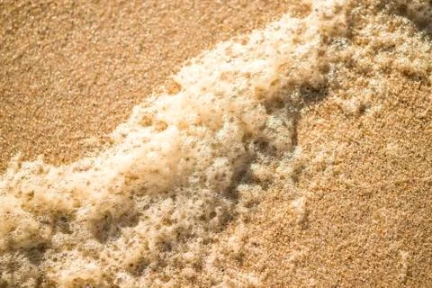 Foam bubbles of the surf Stock Photos