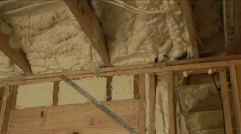 Foam ceiling 2 Stock Footage 573854