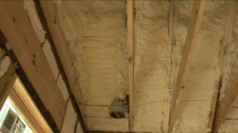 Foam ceiling 4 Stock Footage 574866