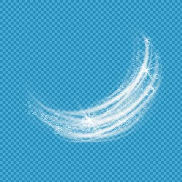 Foam detergent effect, sparkling white wave with soap bubbles isolated on Stock Illustration