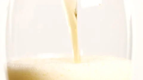 Foam of the drink Stock Footage 133220566
