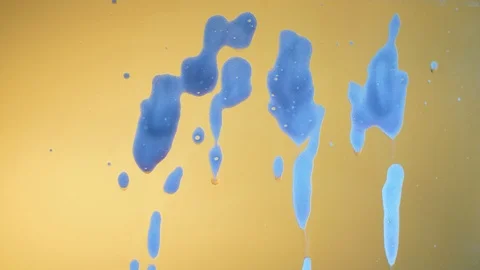 Foam flows on glass Stock Footage 124412684