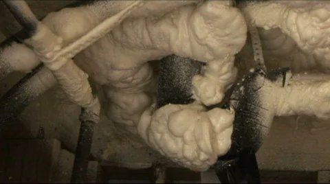 Foam foundation 6 Stock Footage 589376