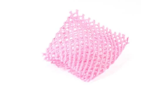 Foam fruit net. Stock Photos
