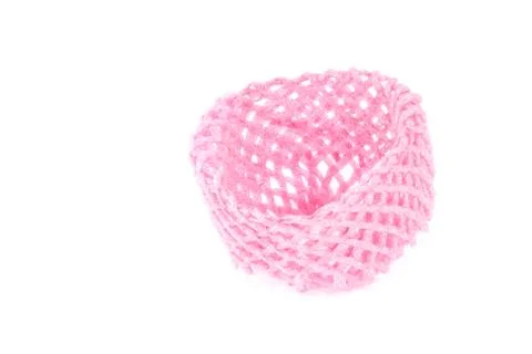 Foam fruit net. Stock Photos