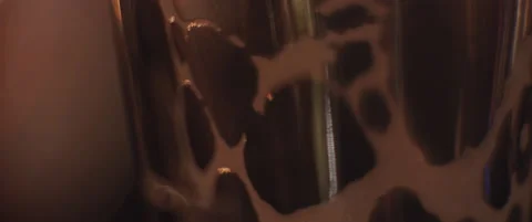 Foam on a glass of beer Stock Footage 150835185