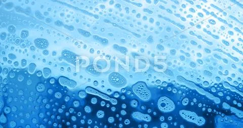 Foam on the glass Stock Photos