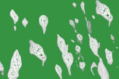 Foam green back Stock Photos