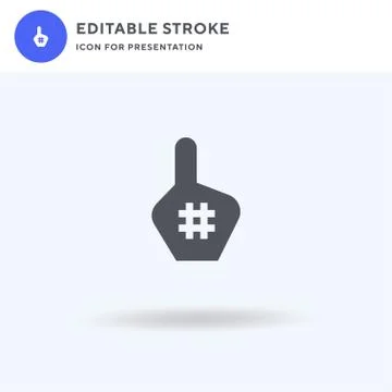 Foam Hand icon vector, filled flat sign, solid pictogram isolated on white, logo Stock Illustration