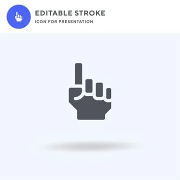 Foam Hand icon vector, filled flat sign, solid pictogram isolated on white, logo Stockillustratie