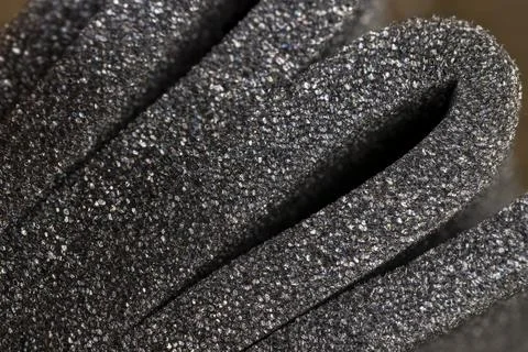 Foam for packaging of objects and products, foamy soft foam for giving elas.. Stock Photos