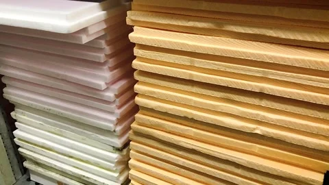 Foam Panels Board for Wall Insulation Video stock 257776009