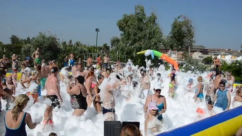 Foam Party on the beach Vidéo 81190529