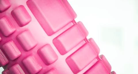 Foam physiotherapy roller Stock Photos