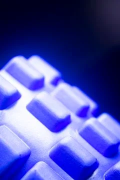 Foam physiotherapy roller Stock Photos