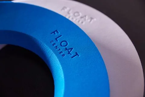 Foam pillows for floating close-up. Stock Photos