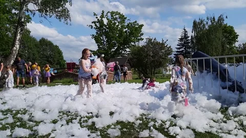Foam play Stock Footage 273393641