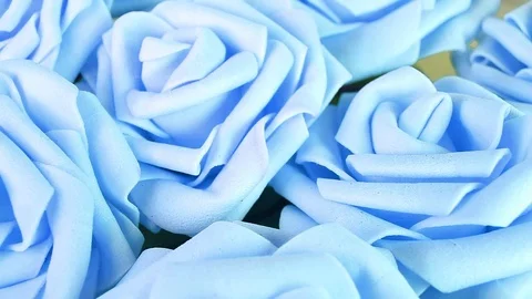 Foam roses diy rose decor decoration wedding party tool Stock Footage 97164853