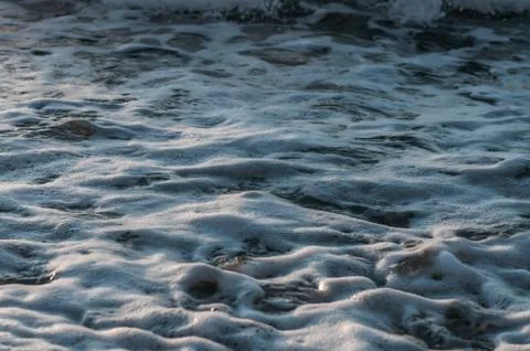 Foam in the Sea Stock Photos