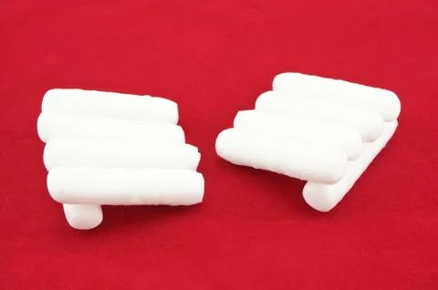 Foam shockproof like hand Stock Photos