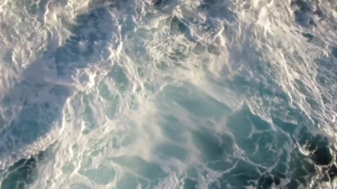 Foam on the surface of the water Stock Footage 148233343