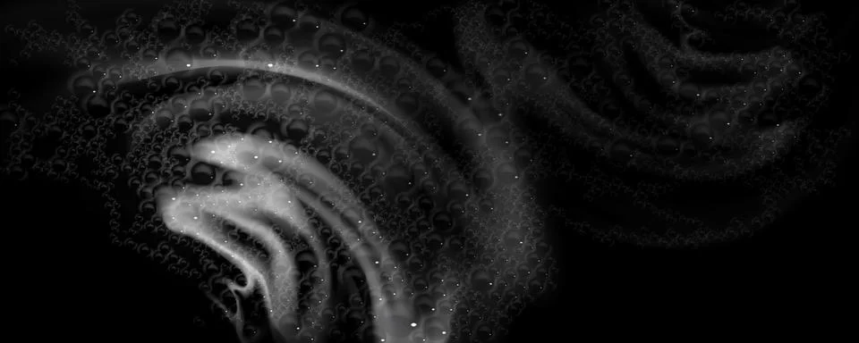 Foam texture with soapy bubbles on glass surface. イラスト素材