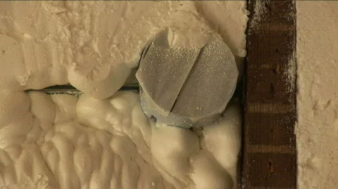 Foam wall Stock Footage 574840