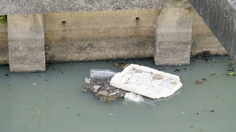 Foam waste 스톡 동영상 105803620