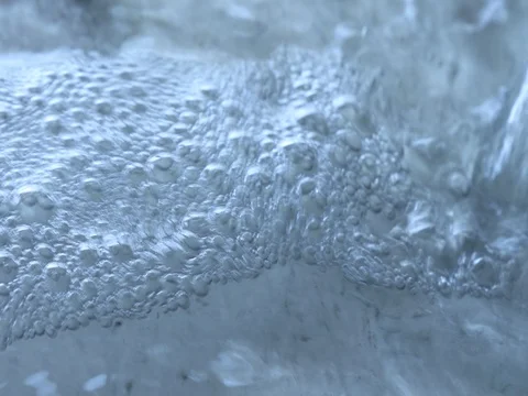 Foam in the water Stock Footage