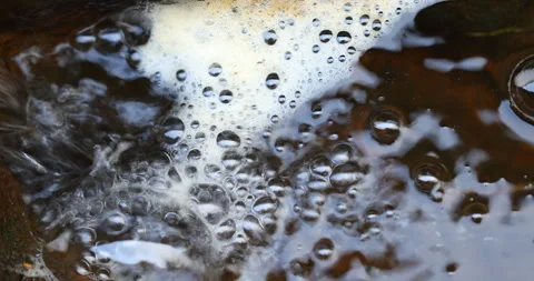 Foam in a water Video stock 335674494