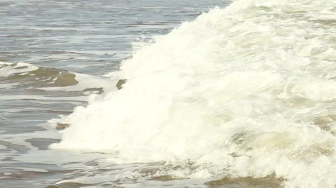 Foam waves crashing. Stock Footage 59943308