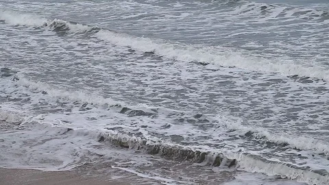 Foam waves 스톡 동영상 124827971