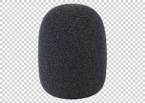 Foam windscreen or windshield for microphone not a deadcat Stock Photos
