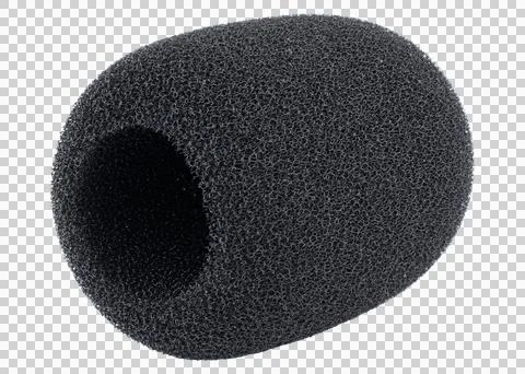 Foam windscreen or windshield for microphone not a deadcat. Stock Photos