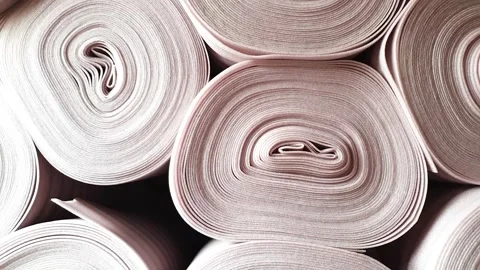 Foamed polyethylene roll. Insulation rolls. Building insulation. Stock Footage 248617438