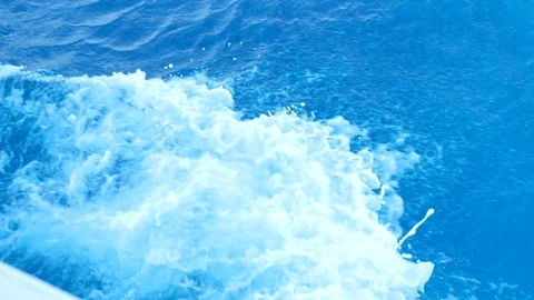 The Foaming Blue Wave Video stock 129371179