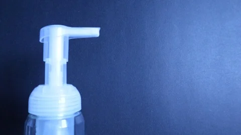 Foaming Hand Soap to Prevent the Spread of Coronavirus Stock Footage 126787181