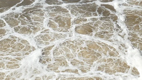 Foaming water in a river Stock Footage 102956031